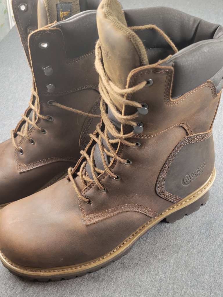 Chippewa Boots Hador Tough Bark 8in Steeltoe Logger 12m Brand New With Tags